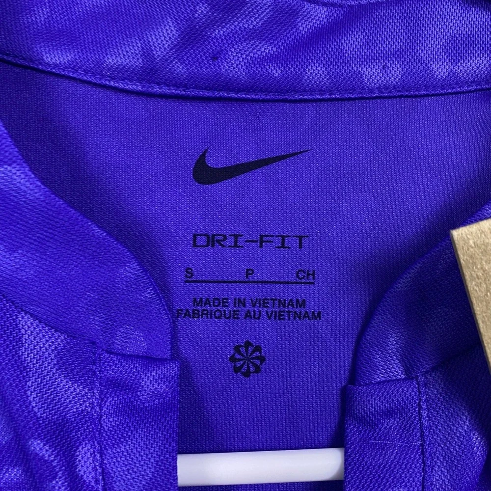 Nike Dri-FIT Victory Golf Polo Women S Purple Leopard Print Breathable NWT